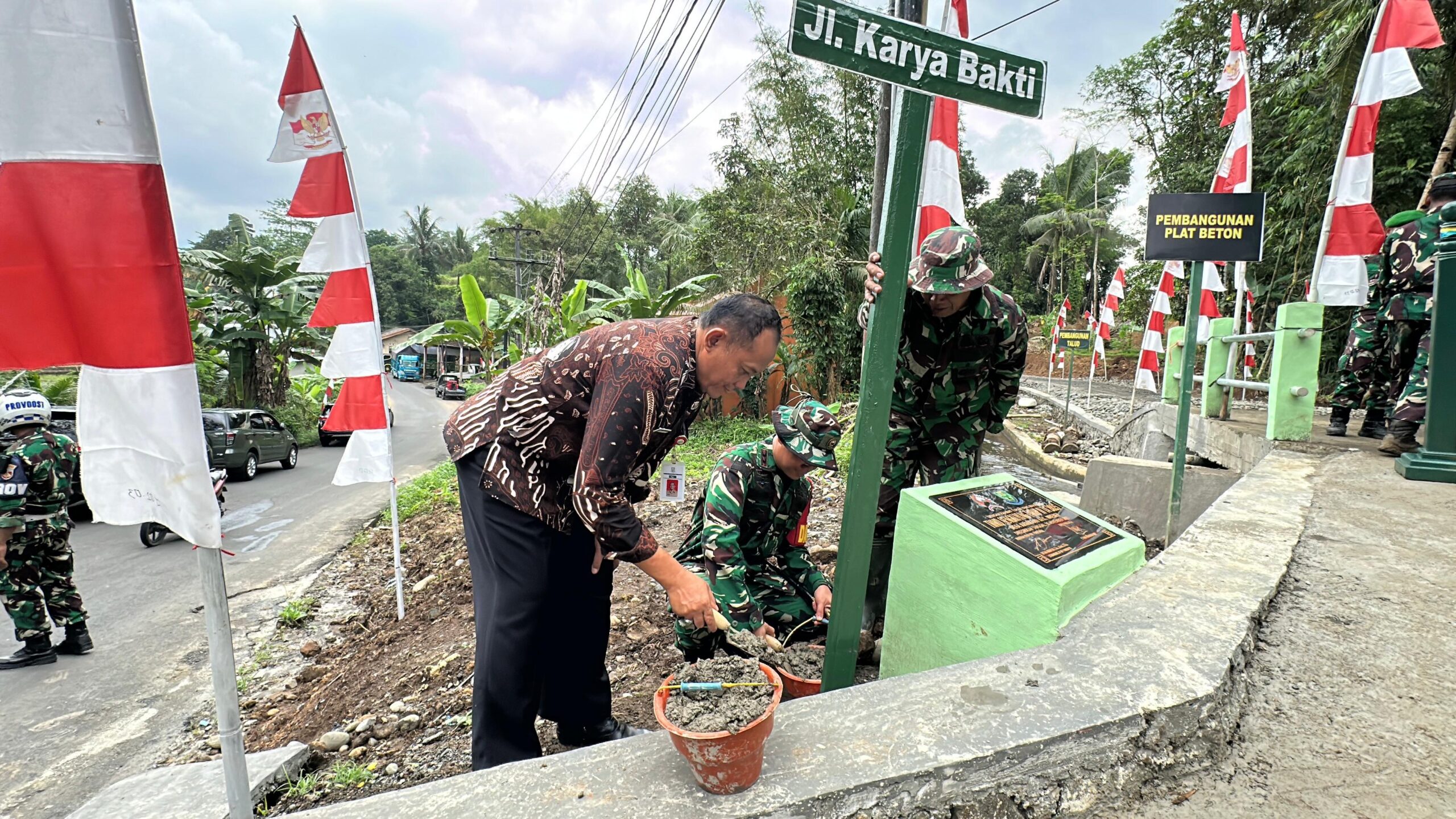 Jalan Penghubung Mrebet–Bobotsari Akhirnya Dibuka, Hasil Nyata TMMD Kodim 0702/Purbalingga