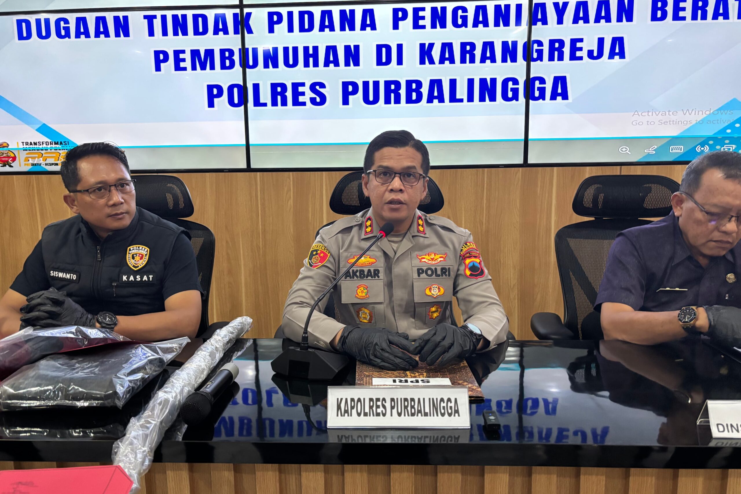 Polres Purbalingga Beberkan Fakta Kasus Pembunuhan di Karangreja, Pelaku Diduga Alami Skizofrenia Kronis