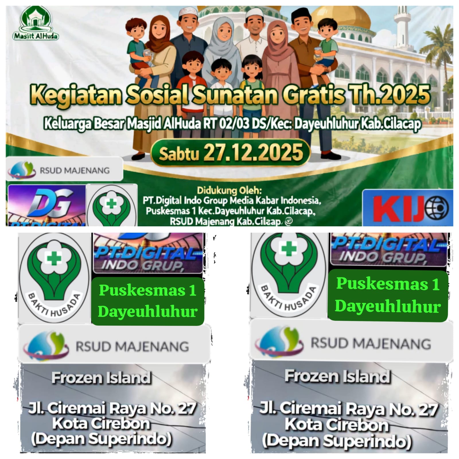 Masjid Al Huda Dayeuhluhur Kembali Gelar Sunatan Gratis 2025 sebagai Bentuk Pengabdian Sosial