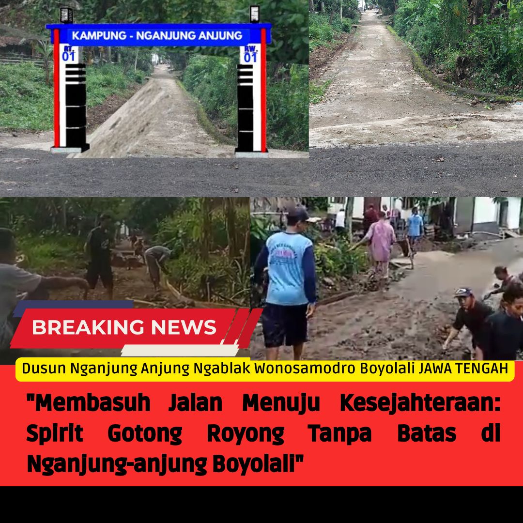 Swadaya Warga Nganjung-Anjung Wujudkan Akses Jalan Layak bagi Petani